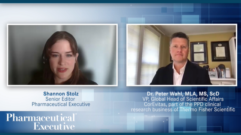 Pharmaceutical Executive video interview with Peter Wahl, CorEvitas. egistries as Sources of Regulatory-Grade RWE